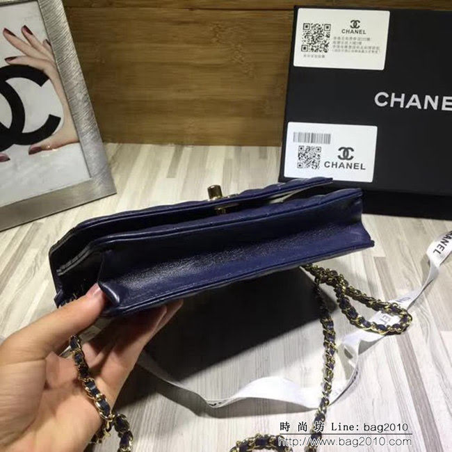 香奈兒CHANEL V982新款新顏色專櫃品質羊皮鏈條小包 DSC1254